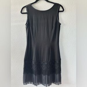 NWT** Vintage Scott McClintok Mini Dress Black Size S? Gunne Sax Tags